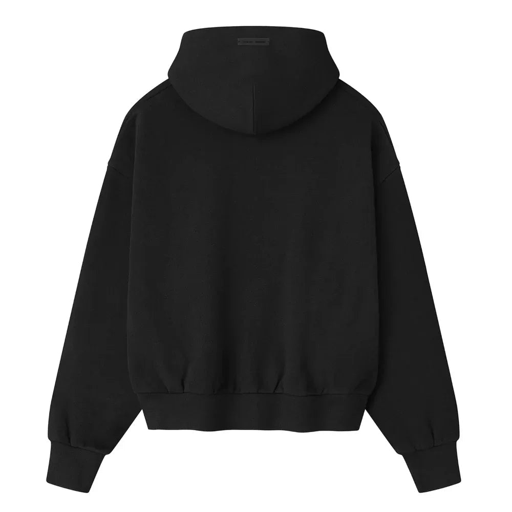 Fear of God Essentials Classic Fleece Hoodie Vintage Black