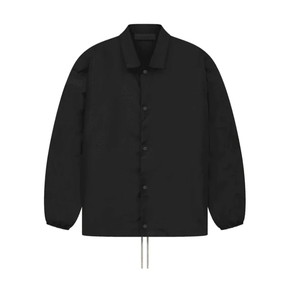 Fear Of God Essentials Coaches Jacket Black