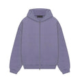 Fear of God Essentials Heavy Fleece Full Zip Hoodie Lavender