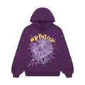 Sp5der Star OG Web V2 Hoodie Purple