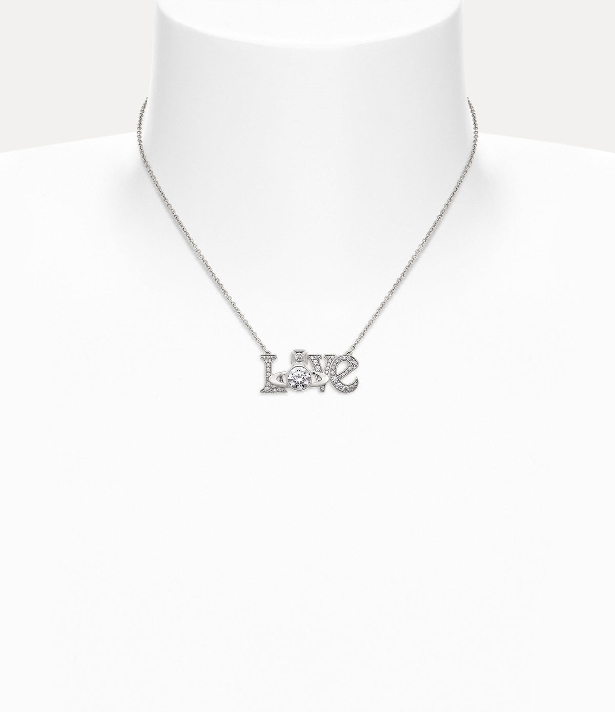 VIVIENNE WESTWOOD Roderico Pendant Necklace Brass(Silver)